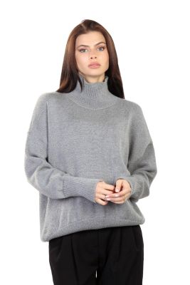 100% merino vilnos megztinis (pilkas)