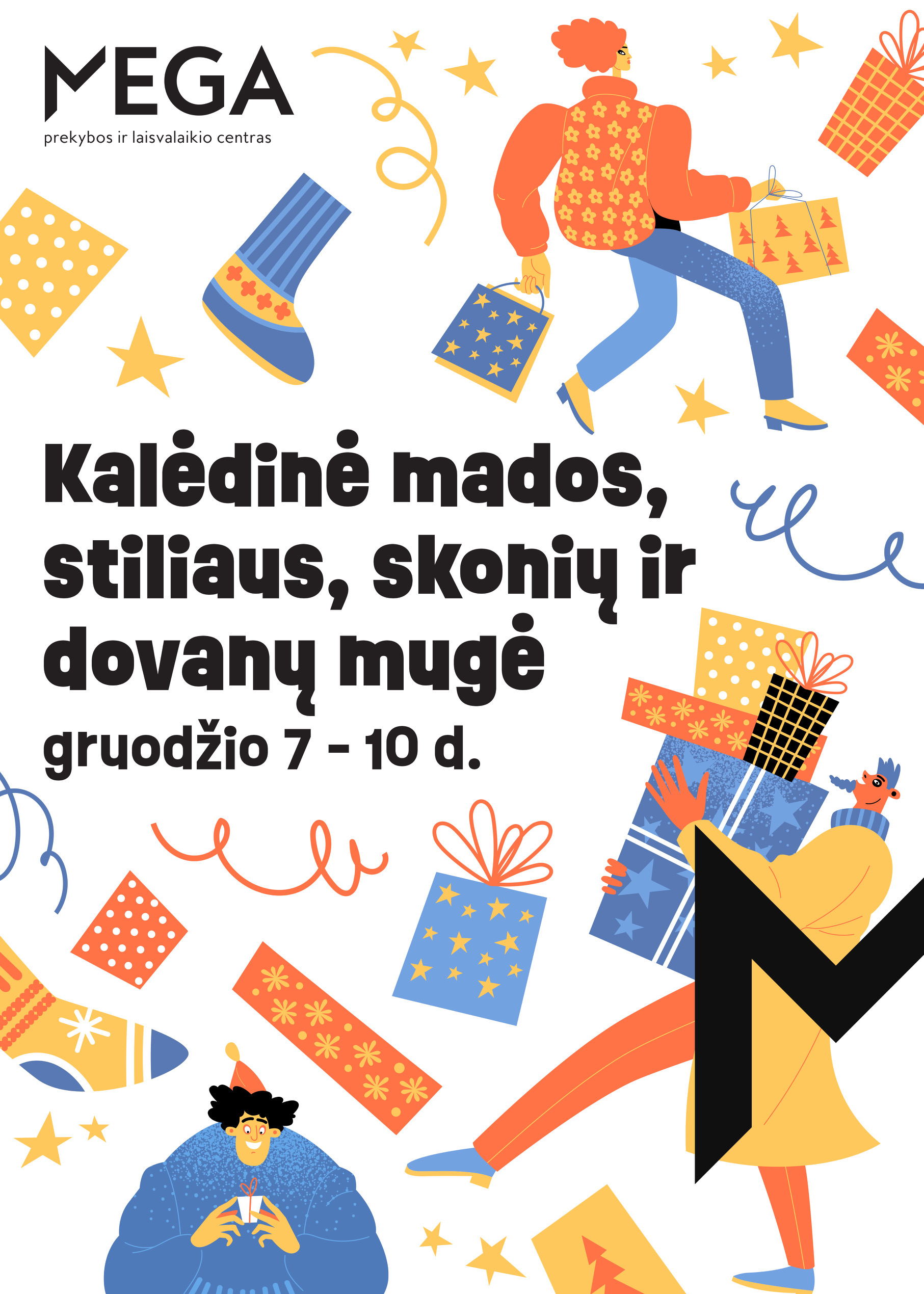 Gruodžio 7-10d. vyks kalėdinė mugė PLC „Mega“ Kaune